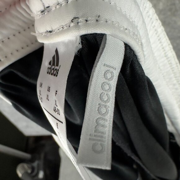 Adidas Climacool Shorts Girls Size XL Black & White Drawstrings Striped Athleti - Picture 6 of 6